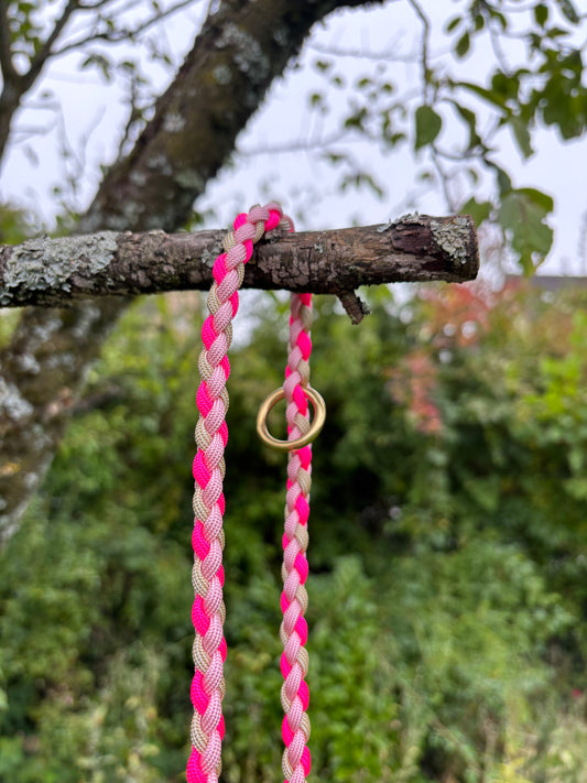 Sir Loki Leine in Pink, Gold und Rosa